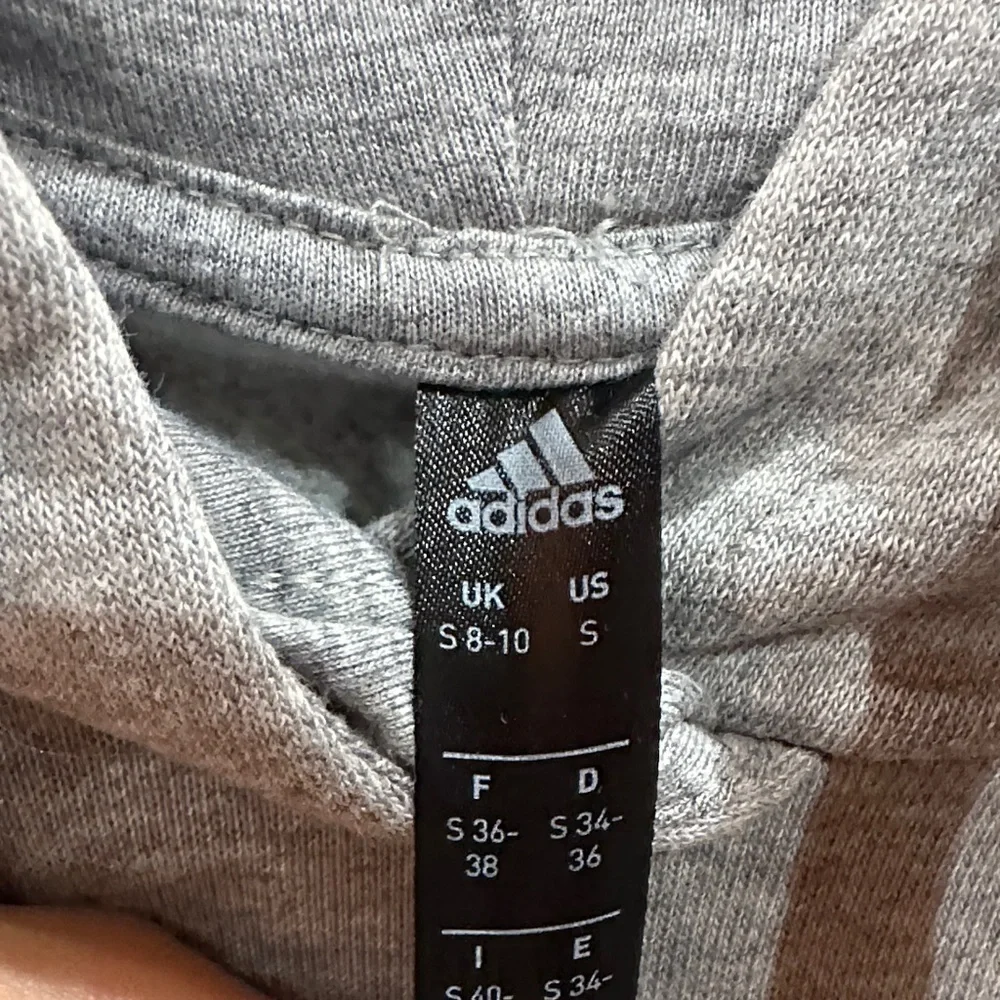 NWOT Adidas Men's Gray Hoodie Sweater size S